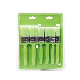 Synthetic Filament Plastic Handle Stainless Steel Ferrule Paint Brushes