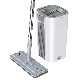  Mop and Bucket with Wringer Set, Hands Free Flat Floor Cleaning Tool