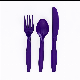 Individual OPP Bags Plastic Cutlery Set PS Spoon Knife Fork