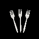  Disposable Medium Weight Plastic PP Cutlery 2.5g 150mm Length Fork