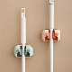 Mop Racks No Punch Adhesive Wall Mounted Broom Mop Holders