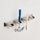  Boomjoy Aluminum Garden Tool Rack Storage Organizer Wall Mount Mop Broom Hanger Holder