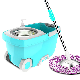  Floor Cleaning System with 6 Microfiber Replacement Head Refills Spin Mop Bucket System
