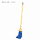  Looped End Microfiber Wet Mop Industrial Grade Jaw Clamp Floor Cleaning