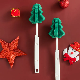  Sponge Cleaning Brush Adjustable Plastic Long Handle Christmas