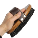  Wholesale Custom Logo High-Grade Horse Grooming Tools Wooden Horsetail Mane Comb Horse Racing Care Comb Brush Set for Horse