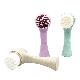 Biodegradable Wheat Straw Face Brush for Facial Cleaning with Silicone Massage