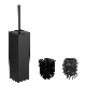  Matte Black Aluminium Toilet Accessories Freestanding Toilet Cleaning Brush