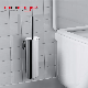  Toilet Bathroom Long Handled Stainless Steel Toilet Brush with Holder