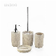 Sandstone Polyresin Bathroom Accessory Soap Dish Tiolet Brush