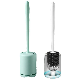  Soft Hair Wash Toilet Brush No Water Wall-Mounted Nordic Plastic Toilet Brush