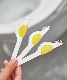  Bathroom Clean Home Tool Toilet Durable TPR Cleaning Silicone Toilet Brush with Holder