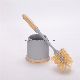  Plastic and Bamboo Toilet Brush of Cleaning Tool on Hot Selling of Hand for Bathroom Accessories