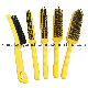  Yellow Plastic Handle European Style Brush Two Colour Plastic Handle Set Wire Brush (YY-756)