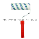  9inch Polyester Fabrics Paint Roller Brush (YY-SJPR005)