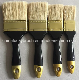Double Colour Wood Handle Bristle Wire Paint Brush (YY-612)