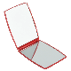  Double Sided Desktop Folding Mirror