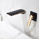  Black and Rose Gold Wall Mounted Bathroom Basin Sink Faucet Waterfall Bathtub Single Handle Solid Brass Hot and Cold Mixer Tap