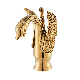  Gold Swan Bathroom Taps Basin Mixer Long Neck Faucet