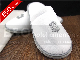 Velvet Velour Slippers with Embroidery Logo Design