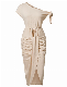  2023 Casual Knit Slant Neck Waist Split Dress