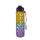 Large Capacity Sports Plastic Water Bottle with Bouncing Cap and Straw