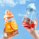 Summer Plastic Clear Mini Gym Sports Water Bottle