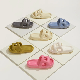 New Hollow out Solid Colour Simple Couple Outside Wear Slippers