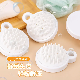 Hight Quality Wheat Straw Fiber Plastic ABS Silicone Scalp Hair Shampoo Brush