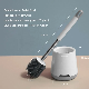  Flexible Cleaning Washing Magic Silicone Bath Toilet Brush and Holder Set