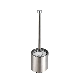  Household Bathroom Long Handled Stainless Steel Toilet Brush with Holder
