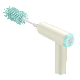  Long Electric Baby Bottle Brush Set - Electric TPR Silicone Bottle Cleaner Brush