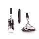  Barbecue Wire Brush Set Vertical Horizontal Wire Brush Head One Detachable Plastic Handle