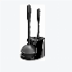  Black 1 Set Toilet Brush and Plunger Combo for Bathroom Cleaning
