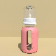  Quality Wide Neck Borosilicate Glass Baby Infant Feeding Bottle with Silicon Protectiv