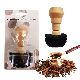 Solid Wood Handle Cleaning Brush Coffee Powder Bowl Brush manufacturer
