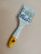 Paint Roller Brush with Wooden Handle Yellow Tip for Wall Painting