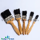  Wooden Handle Pure Black Bristle Paint Brush