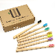 New Style Oval Soft Bristle Bamboo Toothbrush for Kids and Adults