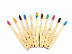  Natural Bamboo Toothbrush with Customized Color Bristle