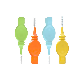  Interdental Brush Toothpicks High-Grade Custom Colored