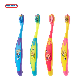  Children Soft Teeth Whitening Cartoon Suction Cup Base Kids Toothbrush