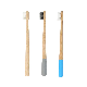  Gourd Handle Bamboo Toothbrush with Castor Oil Bristles