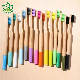 Wholesale Custom Eco Friendly Bamboo Charcoal Wave Bristles Wooden Bamboo Toothbrush China