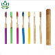 Wholesale 100 Biodegradable Charcoal Bristle Replaceable Head Bamboo Toothbrush