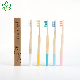  Wholesale Hotel Wooden Handle Toothbrush Eco Natural Charcoal Fiber Bamboo Round Toothbrush