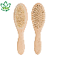  Professional Free Sample Approved Baby Hair Wooden Brush Baby Comb Baby Bamboo Hair Brush and Comb Set