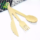  Biodegradable Disposable Eco Friendly Bamboo Fork Spoon Knife Bamboo Cutlery