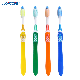 High Quality Cross Action Medium End Rounding Nylon Bristle Toothbrush