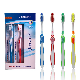  Custom Logo Tongue Scraper Nylon Bristles Adult Toothbrush